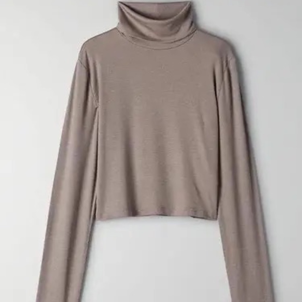 Sunday Best Freshman Turtleneck | Size Small | Light Brown